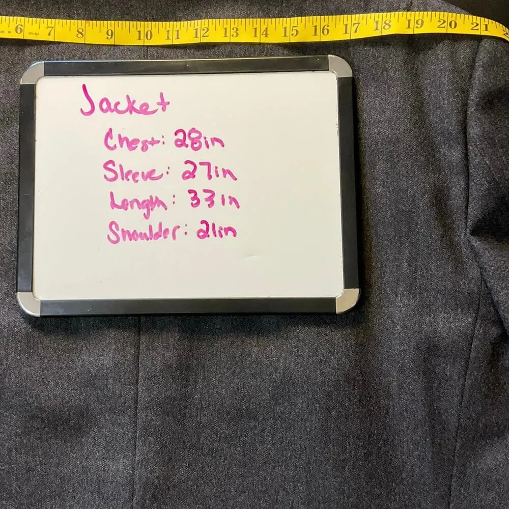 Savile Row 3-Piece Wool Suit Mens Freeds Canada Jacket Vest Pants Tailored